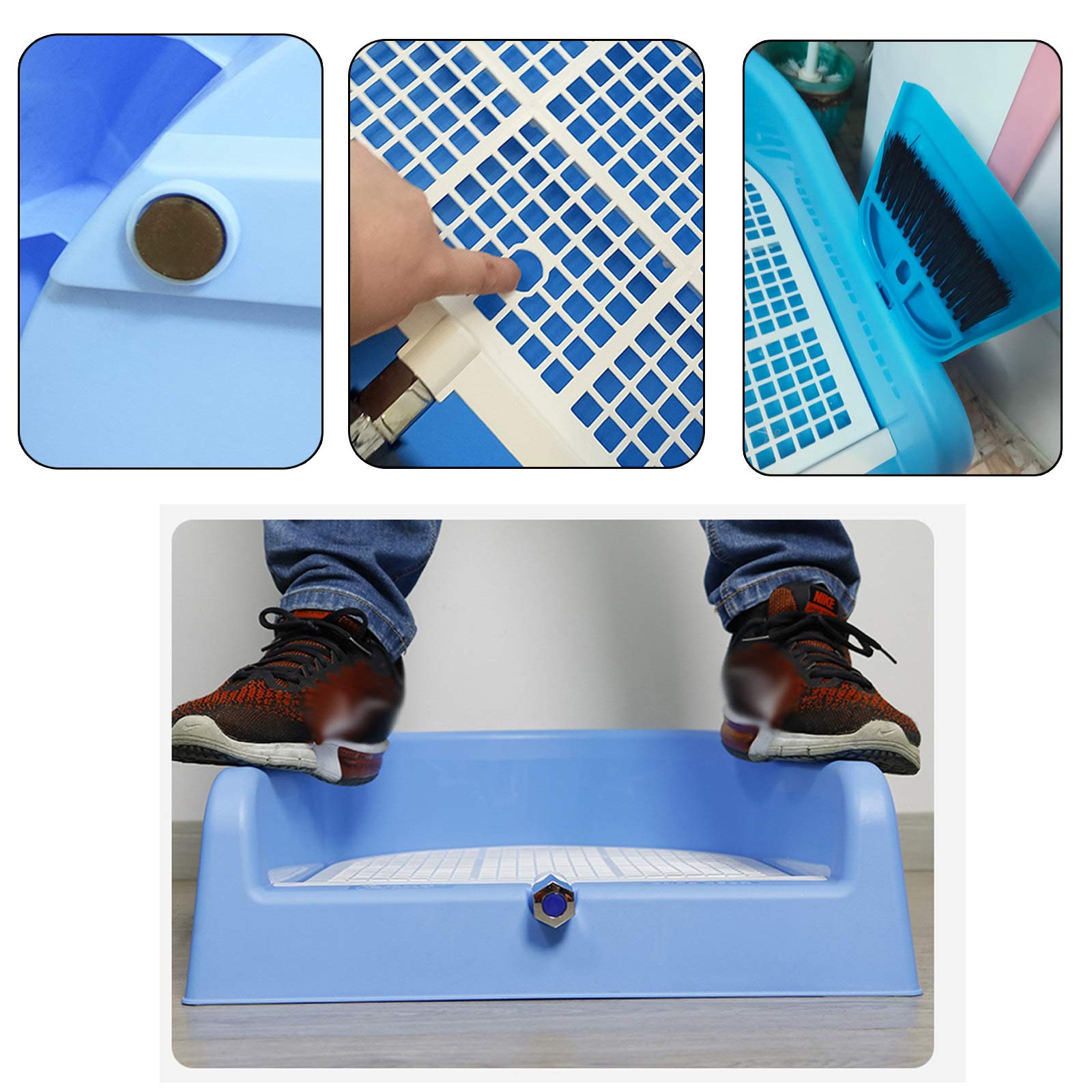 Amazon.co.jp: シャワー 犬のトイレ、流す お掃除ラク 犬用トイレ